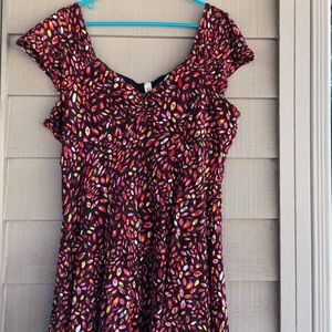 Serendipity Maui plus dress cap sleeves lined